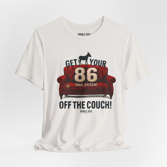 86 This Stitch Couch Potato t-shirt in vintage white