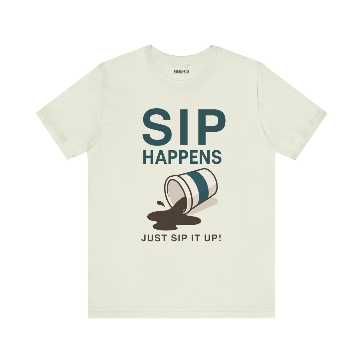 Sip Happens coffee lover graphic tee, photo 4