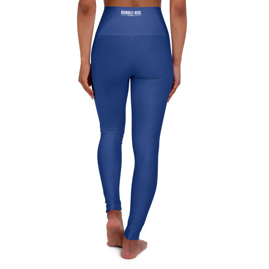 Classic Blue Colorway high-waist leggings