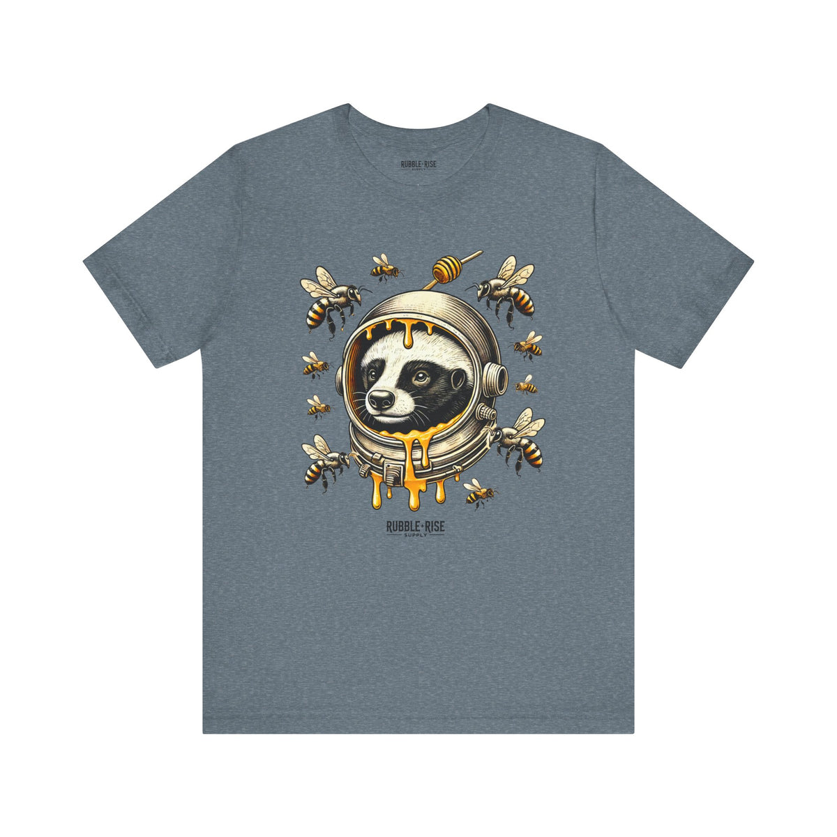 Astronaut Badger Honey Bee t-shirt