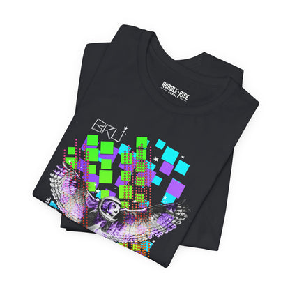Take It to the Moon Owl Neon t-shirt