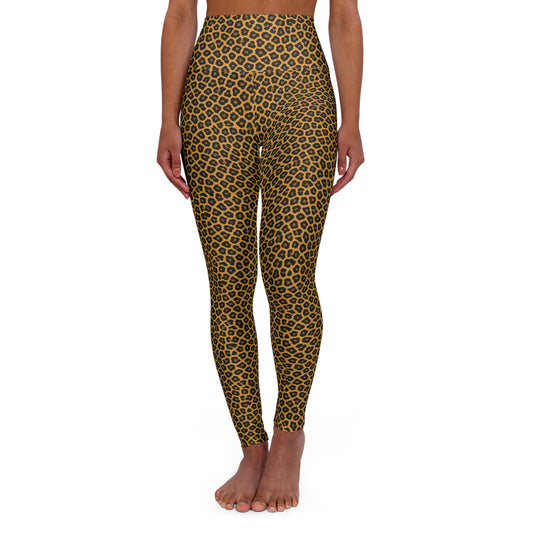 Cheetah Print high-waist leggings