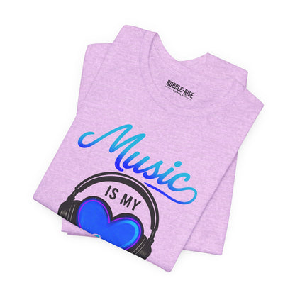 Music Is My Love Language Headphone t-shirt