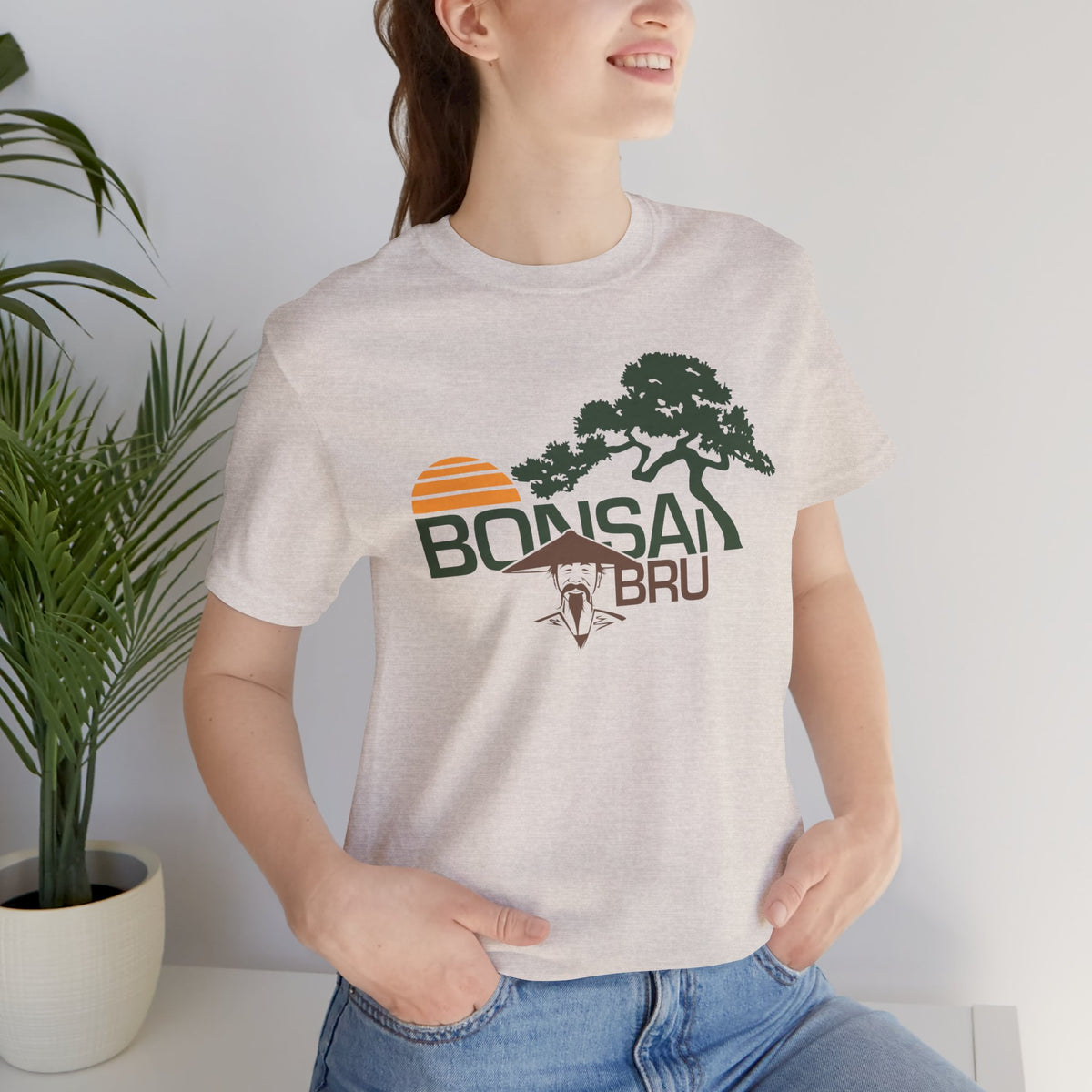 Bonsai Tree Sunset Tee | Bonsai Graphic Shirt