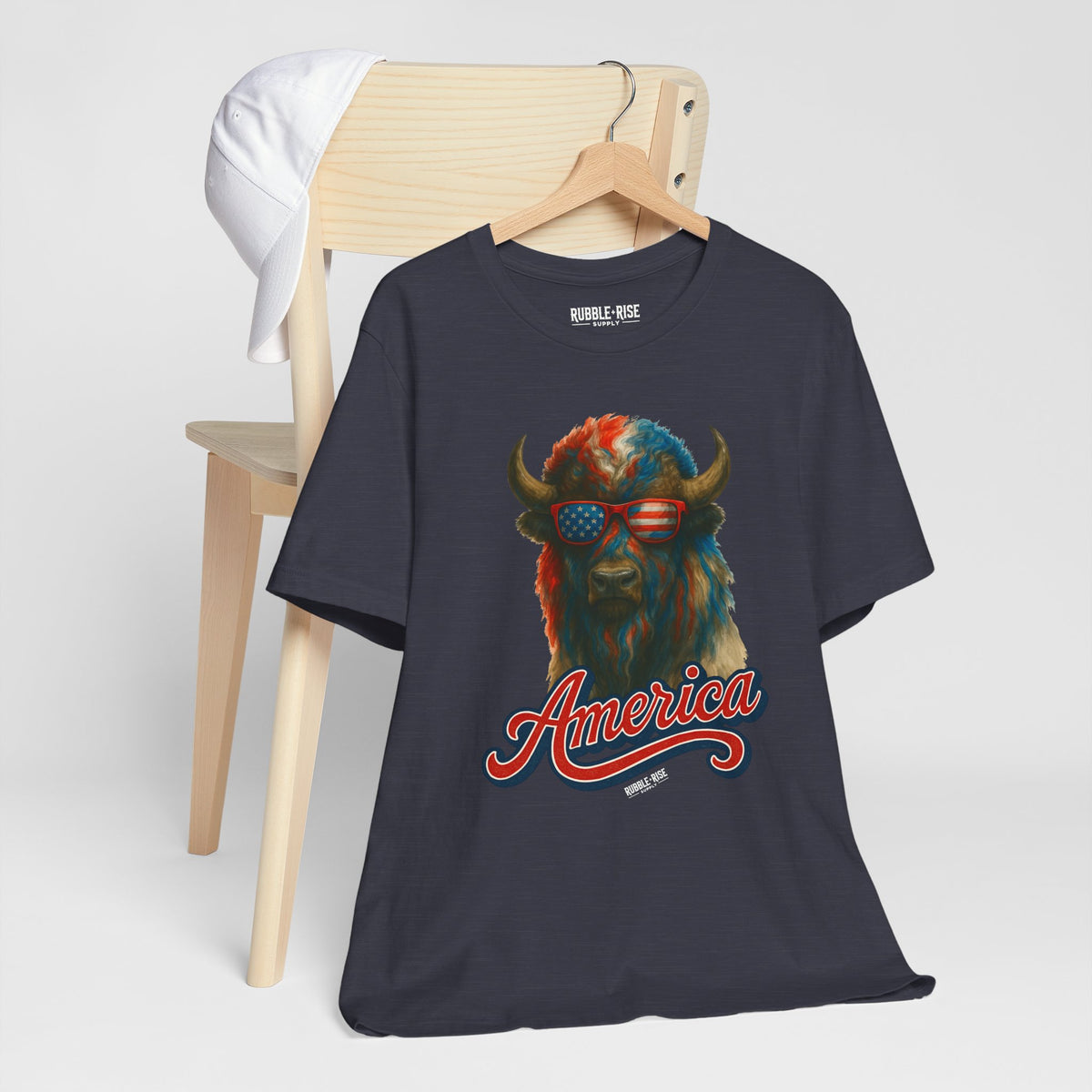 Patriotic Buffalo 4th of July t-shirt