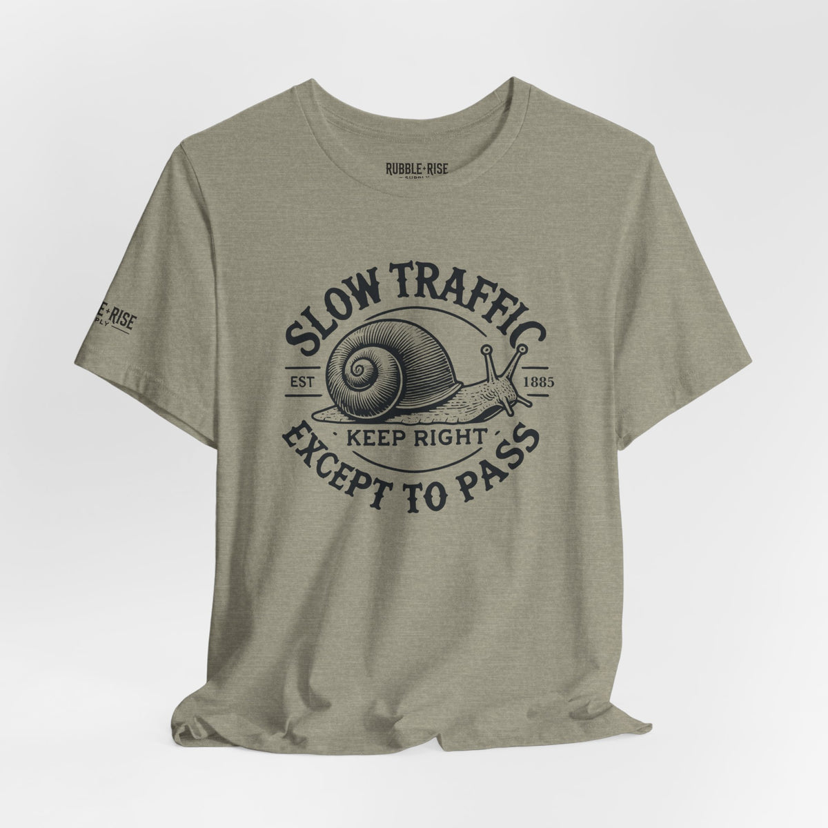 Funny Snail Traffic Humor t-shirt