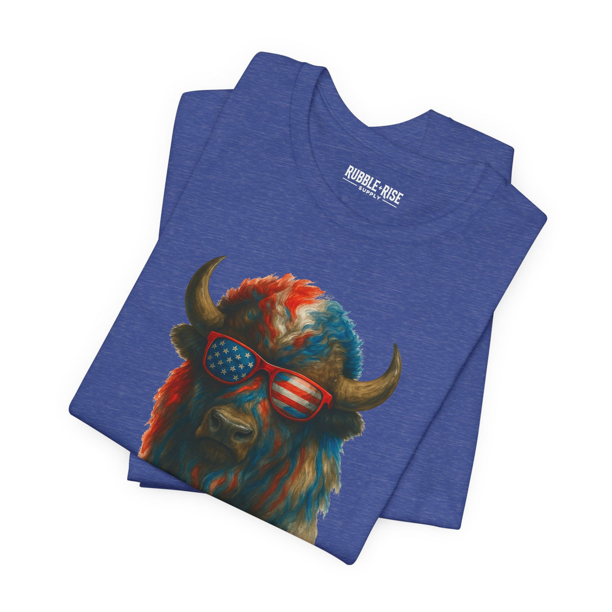 Patriotic Buffalo 4th of July t-shirt