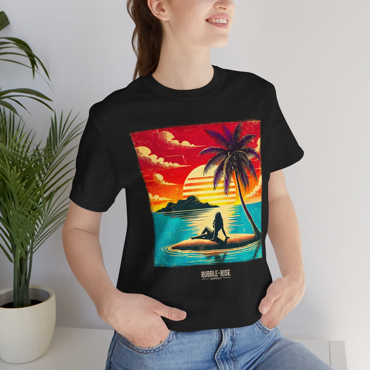 Tropical Sunset Beach t-shirt