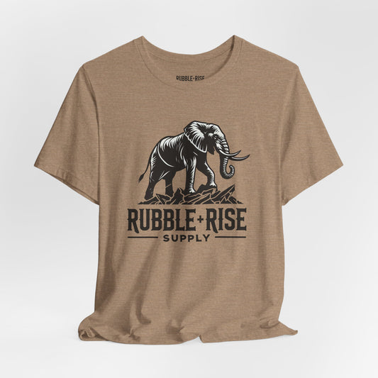 Adventure Elephant Nature Lover t-shirt in heather tan