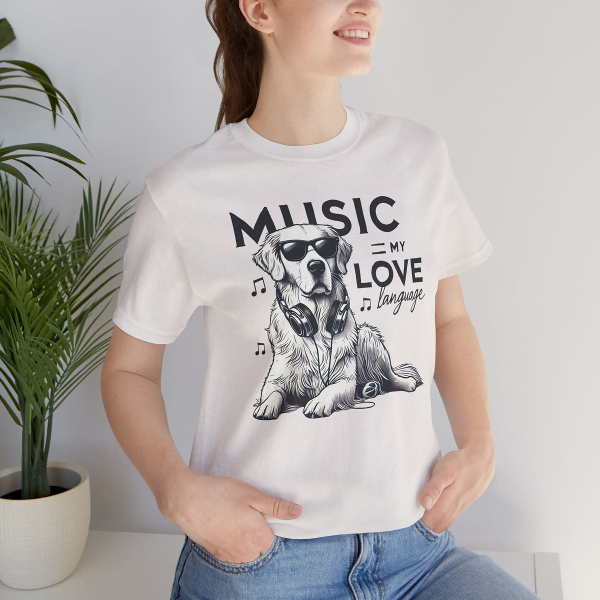 Music = My Love Dog Lover t-shirt