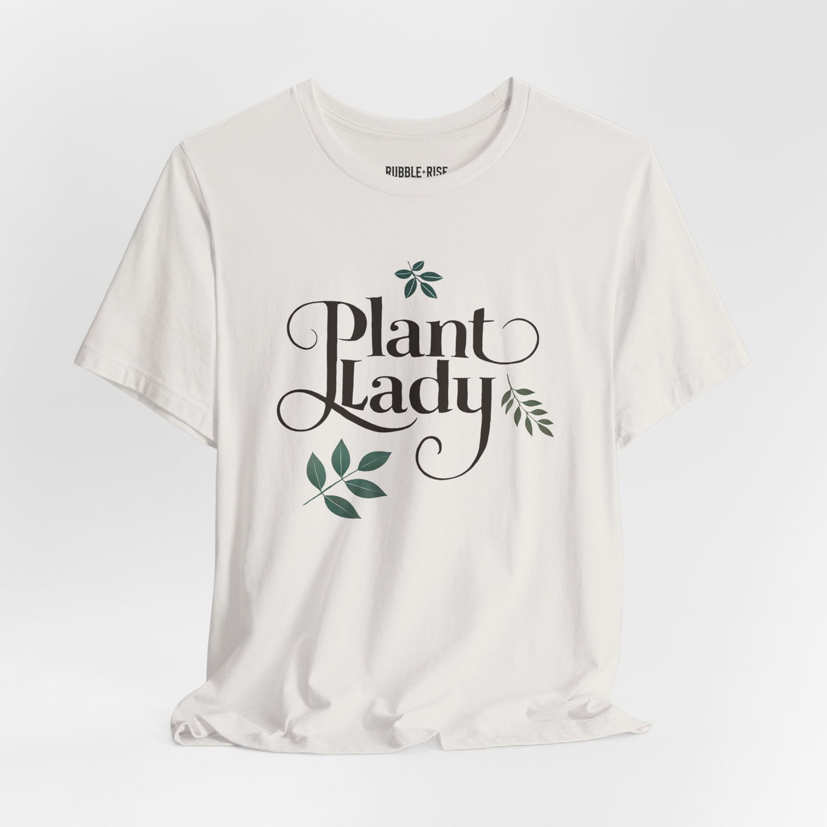 Plant Lady gardening graphic tee, Heather Prism Natural