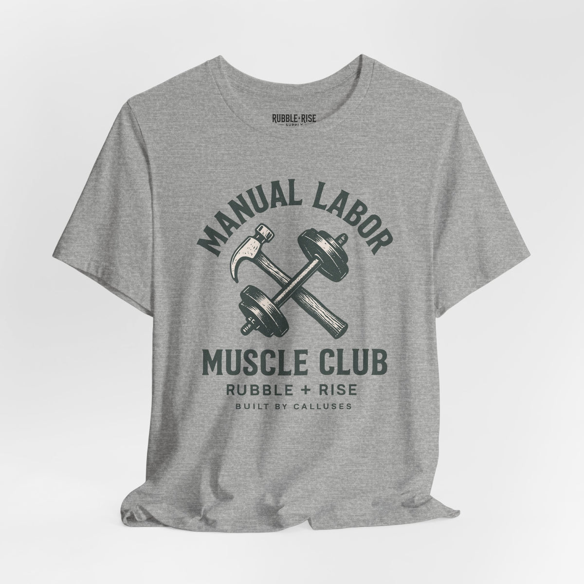 Manual Labor Muscle Club t-shirt in athletic heather
