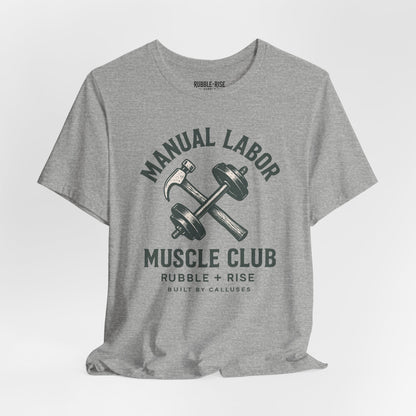 Manual Labor Muscle Club t-shirt in athletic heather