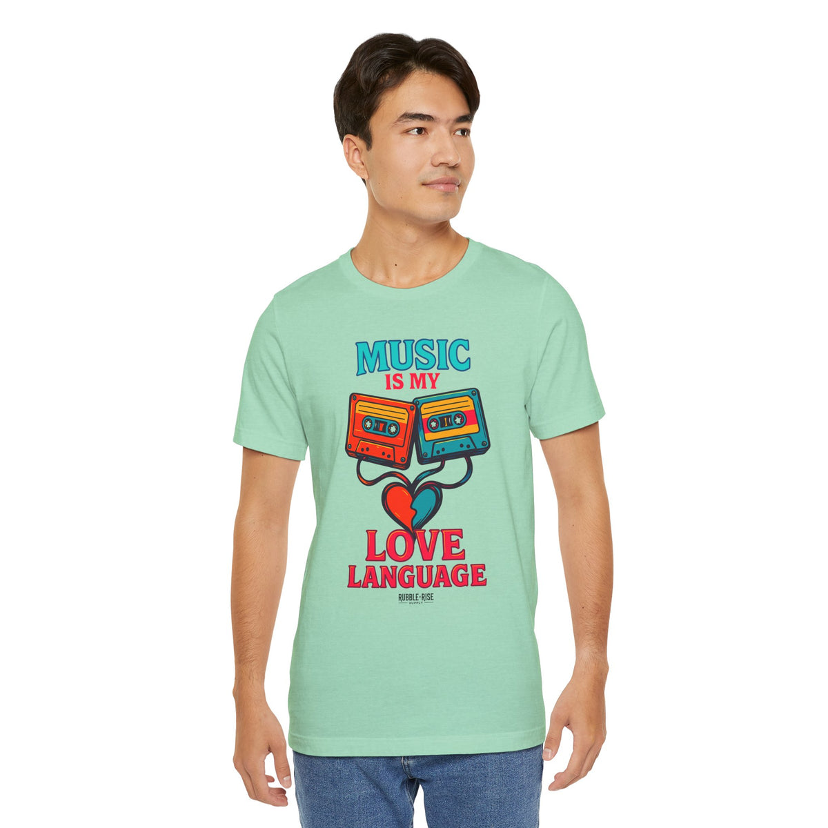 Music Is My Love Language Retro Music t-shirt