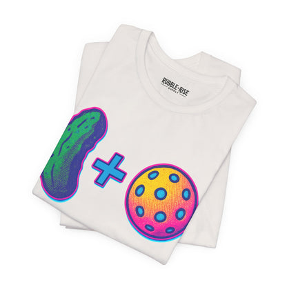 Funny Pickle Ball 80s Neon t-shirt