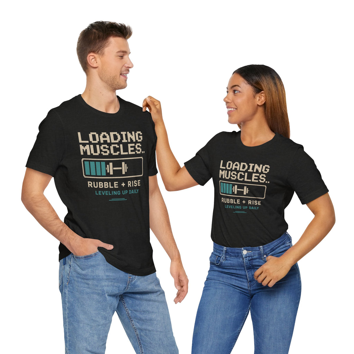 Loading Muscles Motivation t-shirt