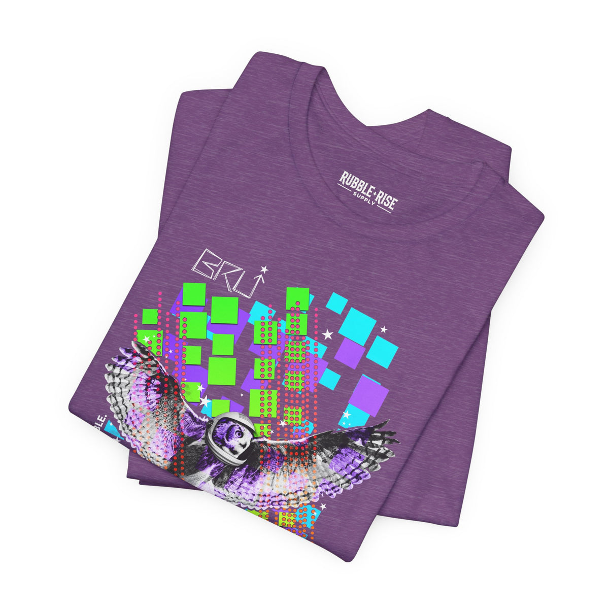 Take It to the Moon Owl Neon t-shirt
