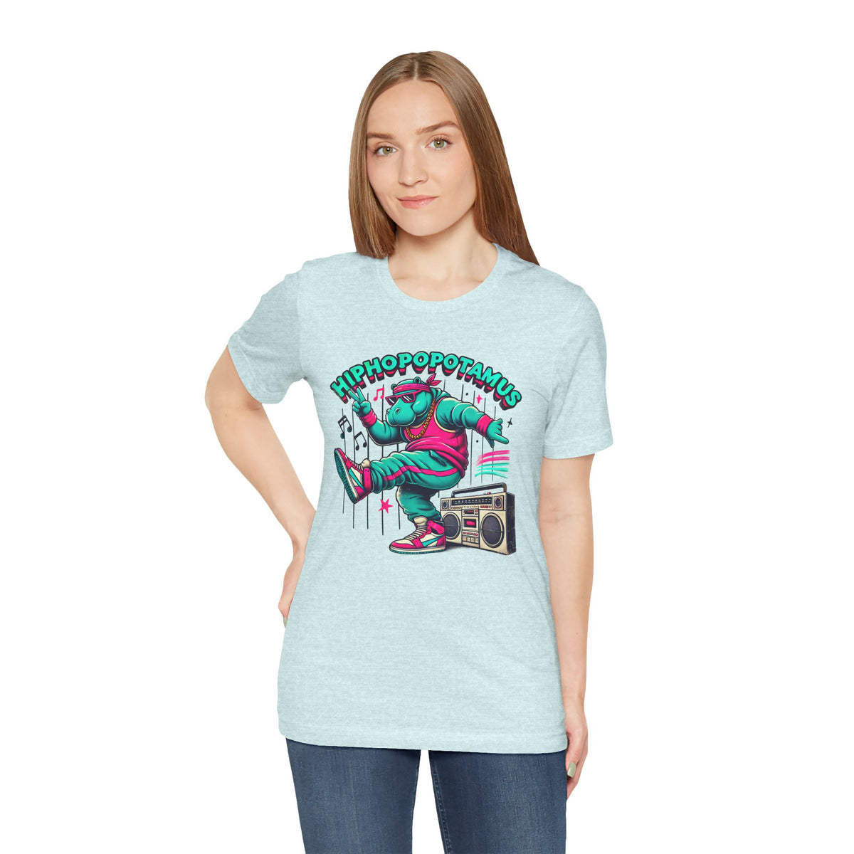 HipHopOpotamus Retro Music Throwback t-shirt