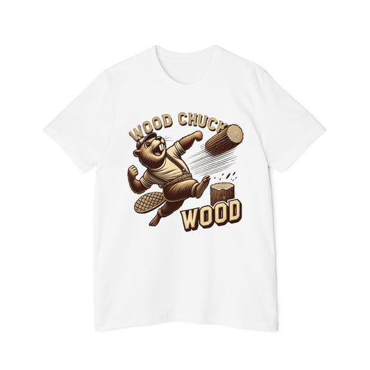 Wood Chuck Wood t-shirt in white