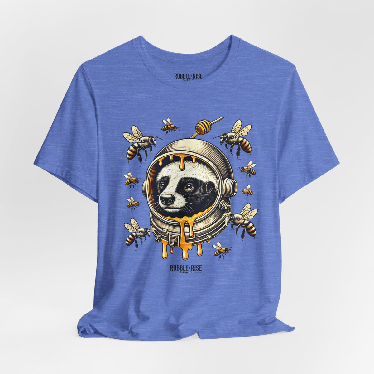 Astronaut Badger Honey Bee t-shirt