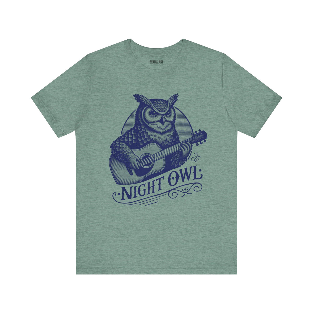 Night Owl Guitarist Music t-shirt