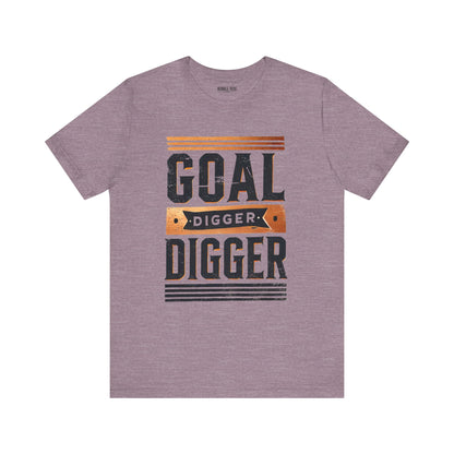 Goal Digger t-shirt in heather purple