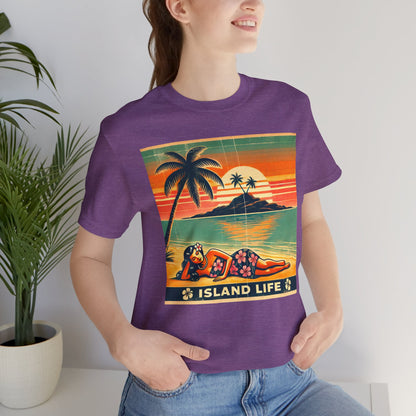 Retro Island Life Summer Beach t-shirt