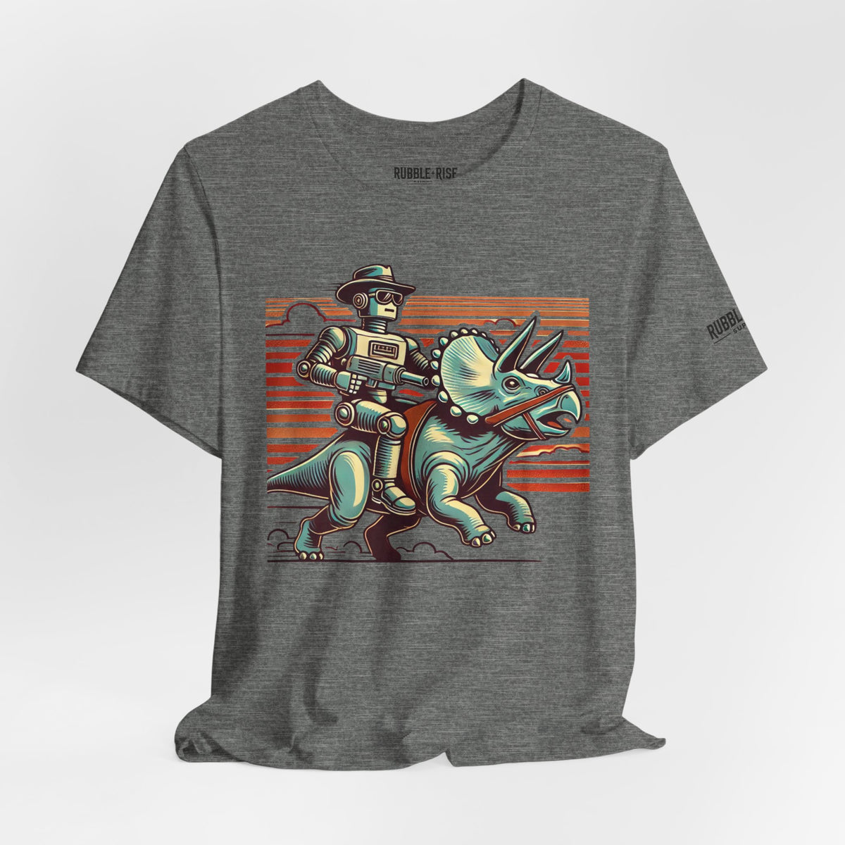 Retro Dinosaur Robot Pop Culture t-shirt