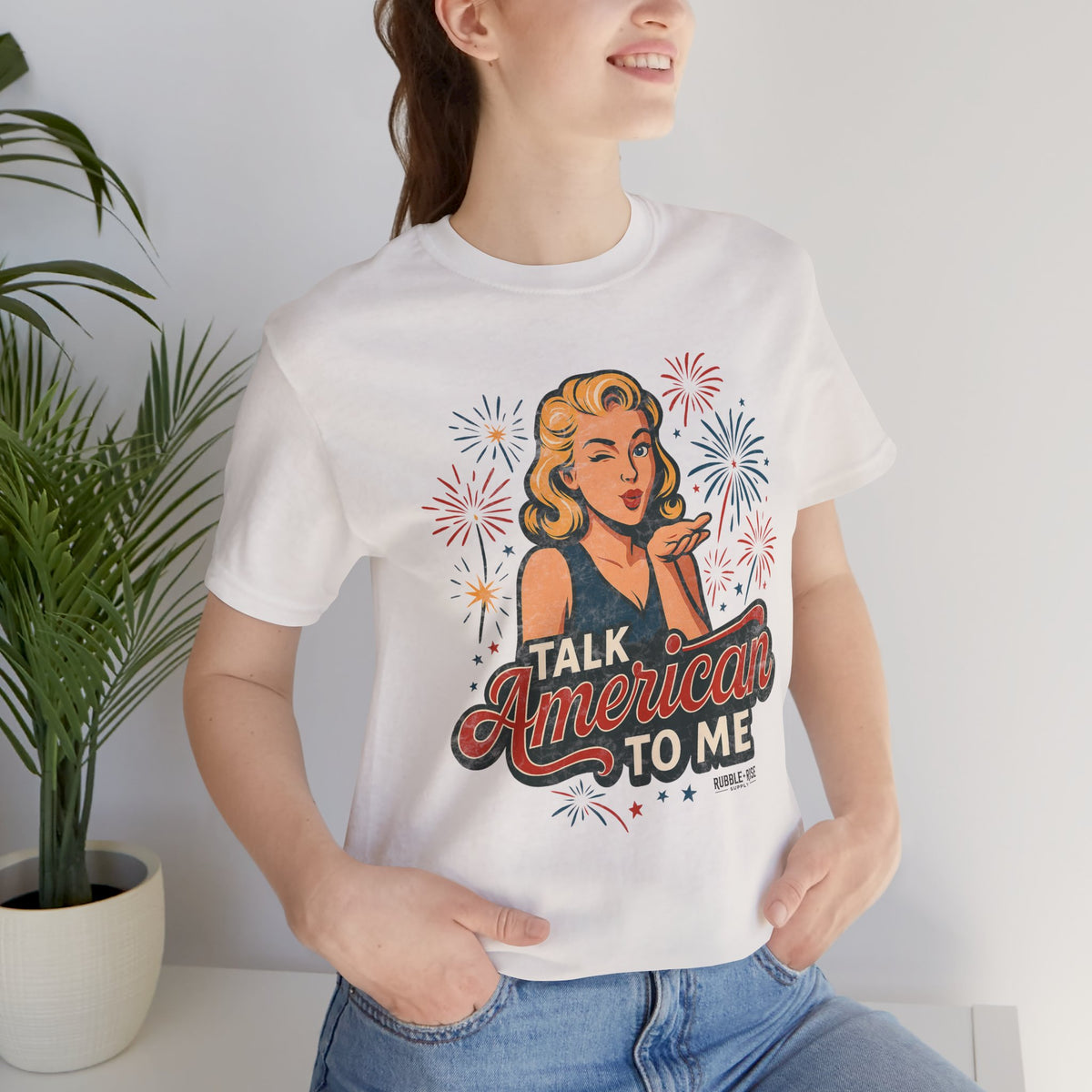 Talk American to Me Retro Pop Art t-shirt