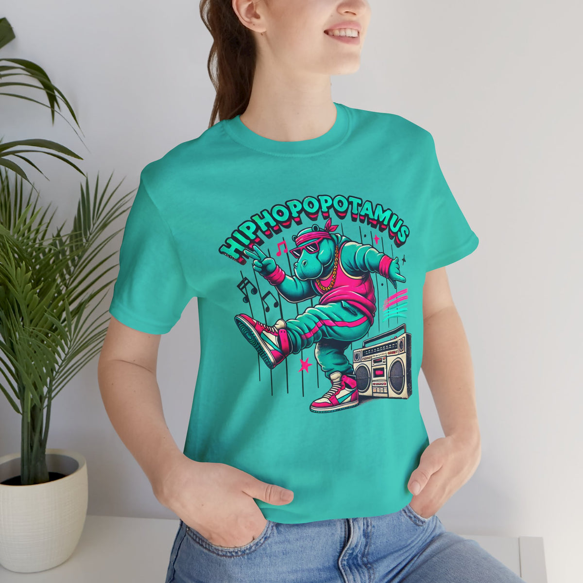 HipHopOpotamus Retro Music Throwback t-shirt
