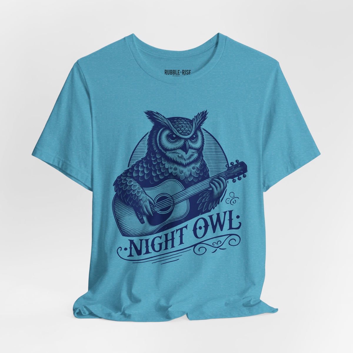Night Owl Guitarist Music t-shirt