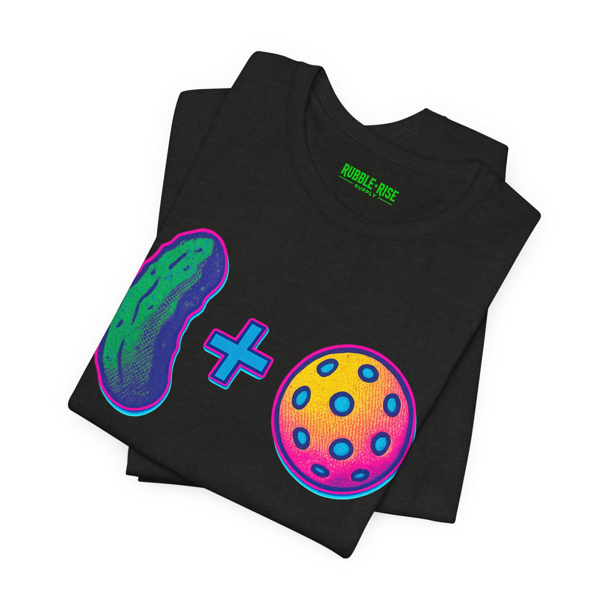Funny Pickle Ball 80s Neon t-shirt