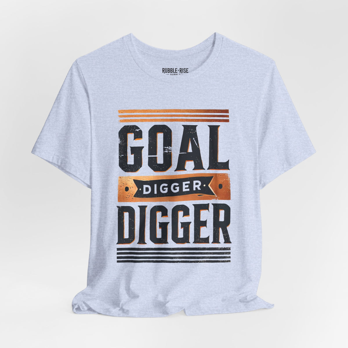 Goal Digger t-shirt in heather prism blue