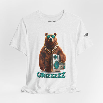 Grizzzzz Bear Retro Hip Hop t-shirt