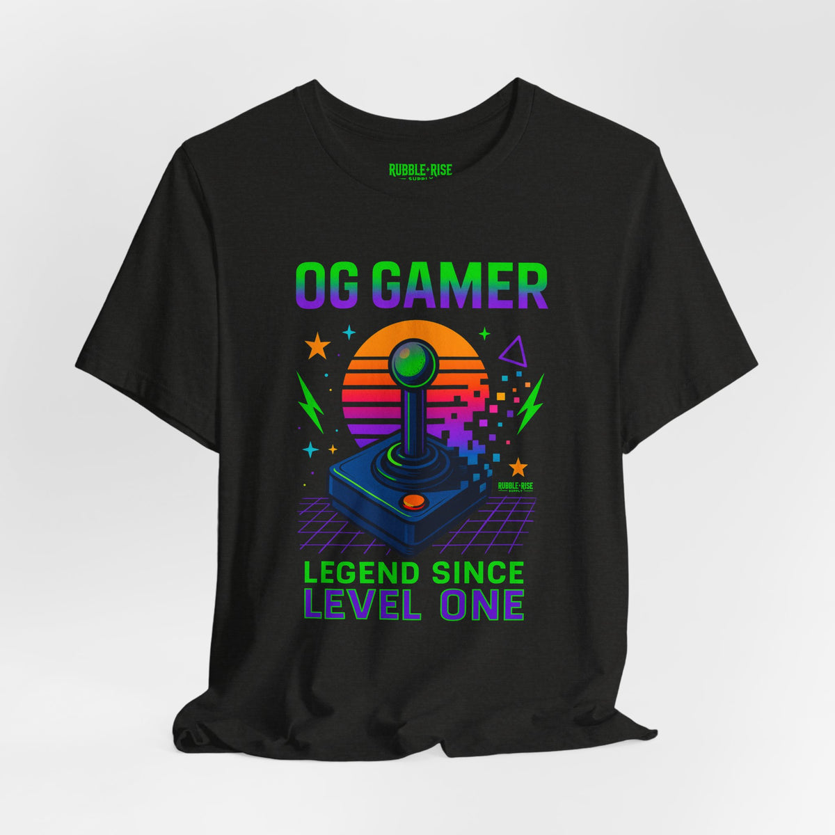 OG Gamer Legend Since Level One t-shirt in black heather