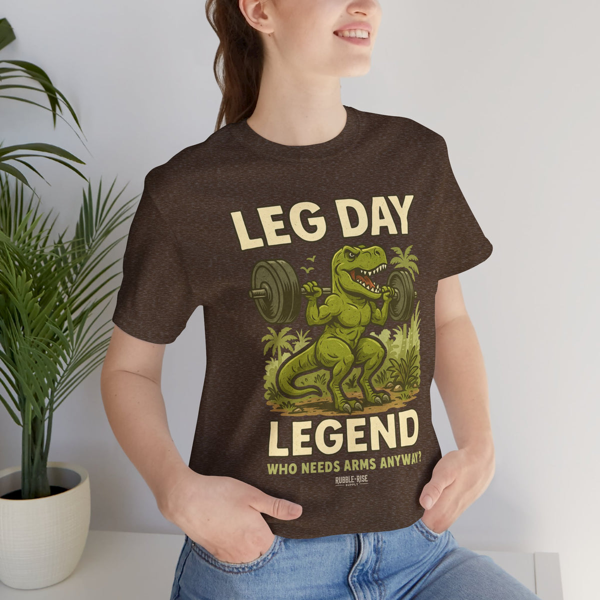 Leg Day Legend T-Rex t-shirt