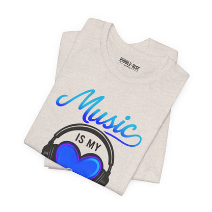 Music Is My Love Language Headphone t-shirt