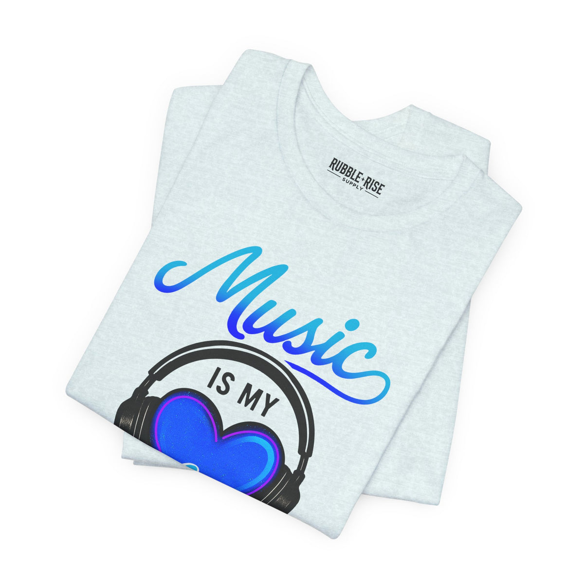 Music Is My Love Language Headphone t-shirt