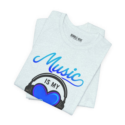 Music Is My Love Language Headphone t-shirt