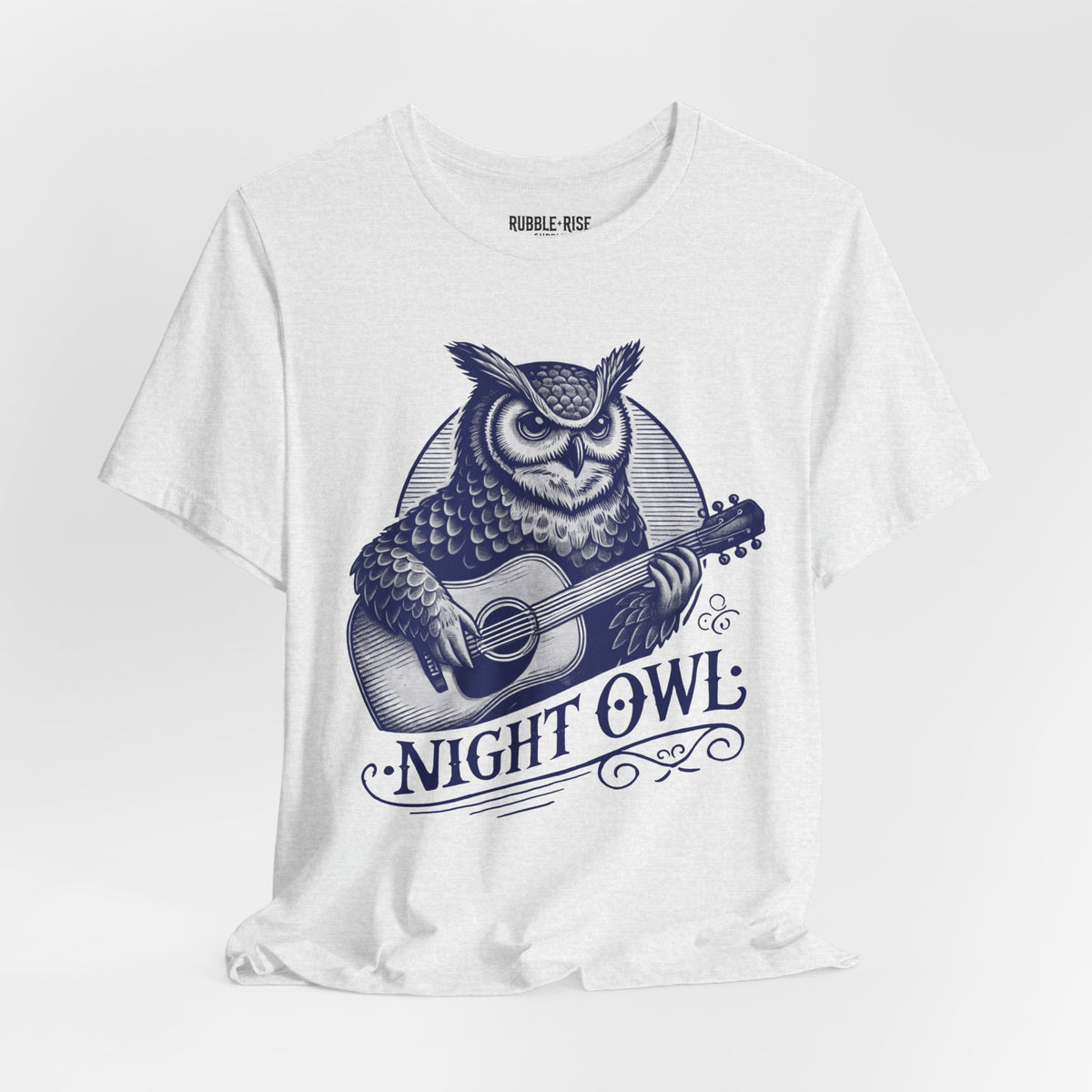 Night Owl Guitarist Music t-shirt