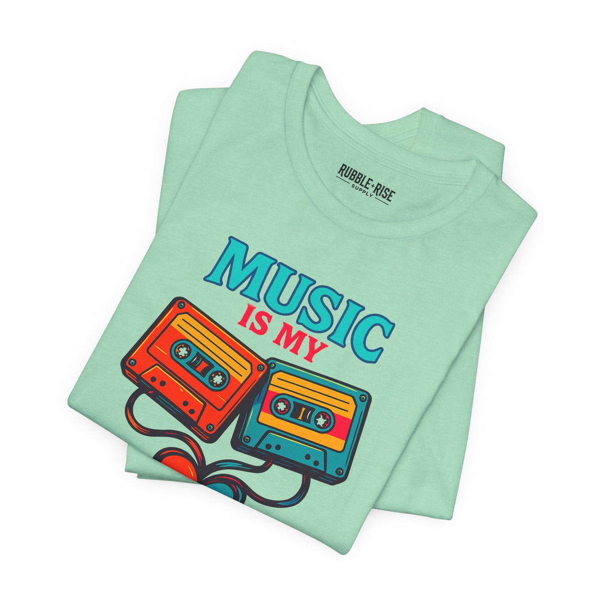 Music Is My Love Language Retro Music t-shirt