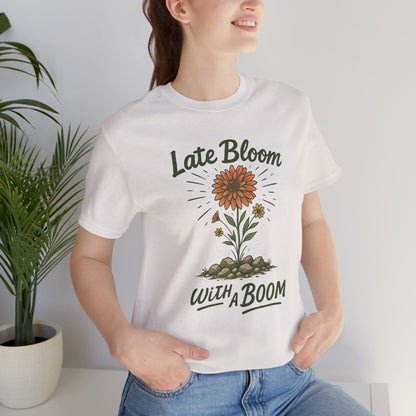 Late Bloom Fresh Floral t-shirt