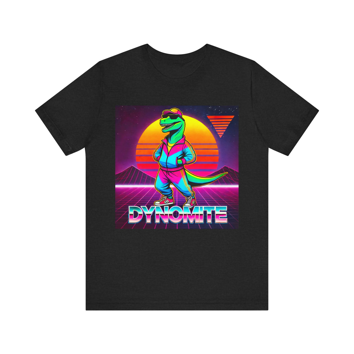 Short Sleeve t-shirt in solid black blend