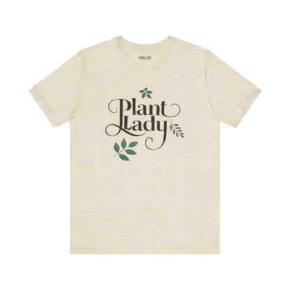 Plant Lady gardening graphic tee, Athletic Heather
