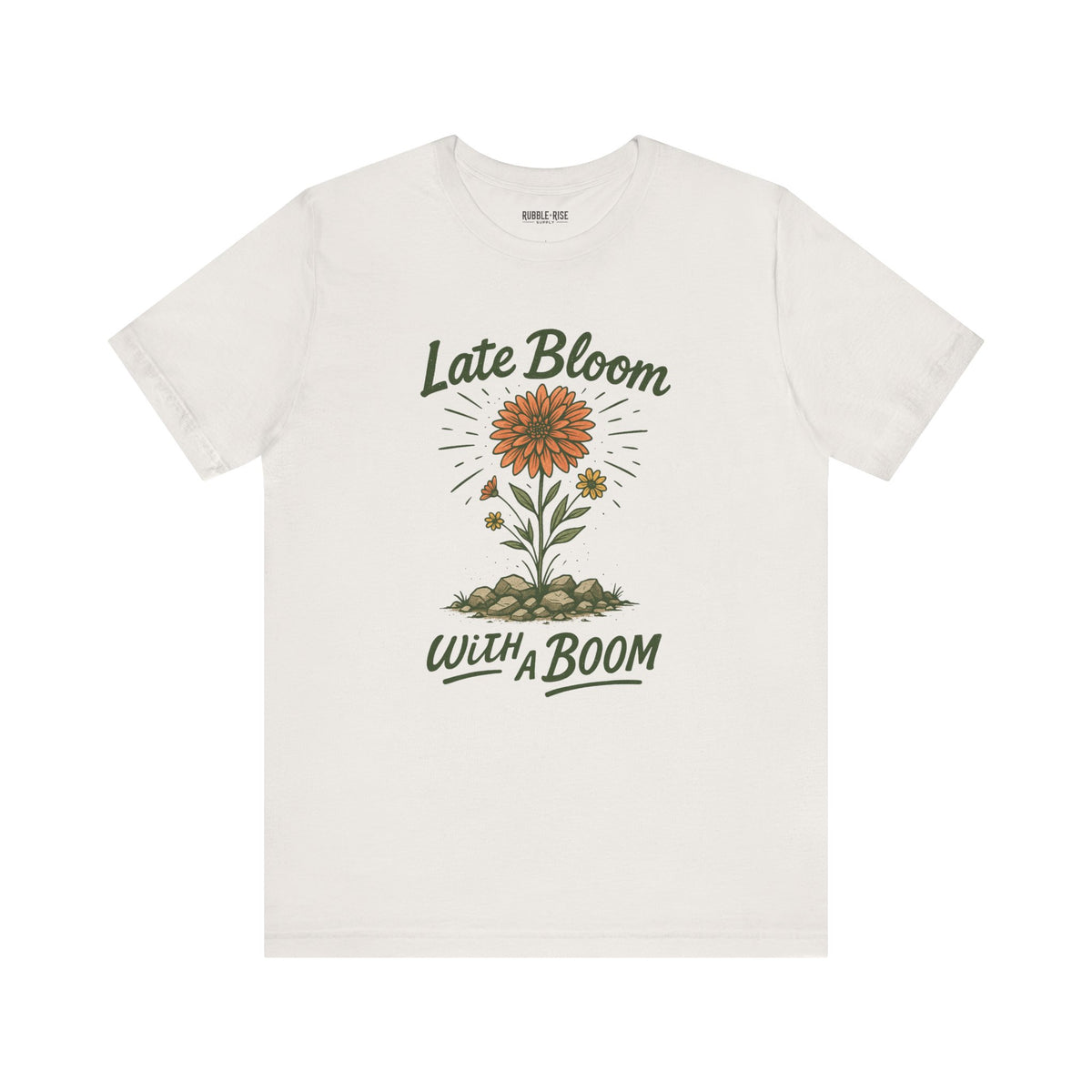 Late Bloom Fresh Floral t-shirt