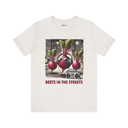 Beets in the Streets DJ t-shirt in vintage white