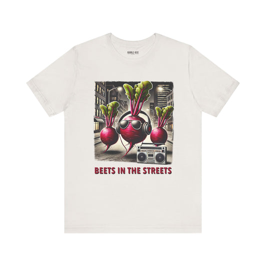 Beets in the Streets DJ t-shirt in vintage white