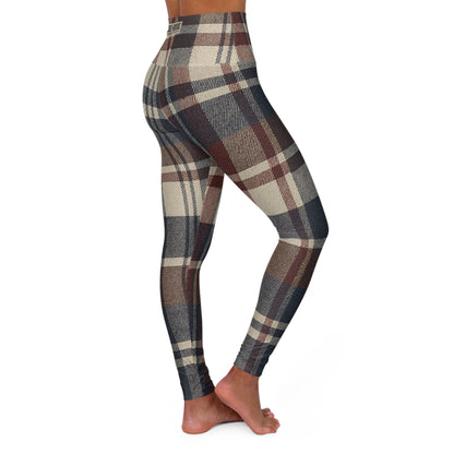 Get Your Plaid On high-waist leggings