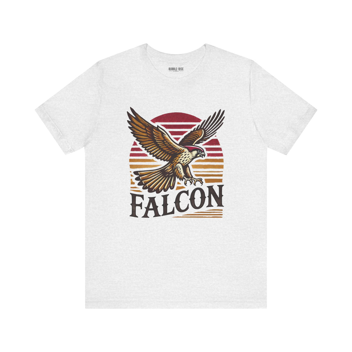 Vintage Falcon Bird Lover t-shirt in ash