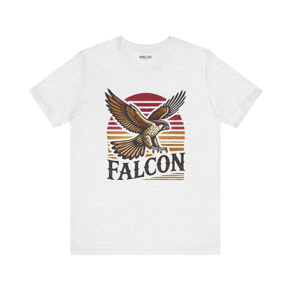 Vintage Falcon Bird Lover t-shirt in ash